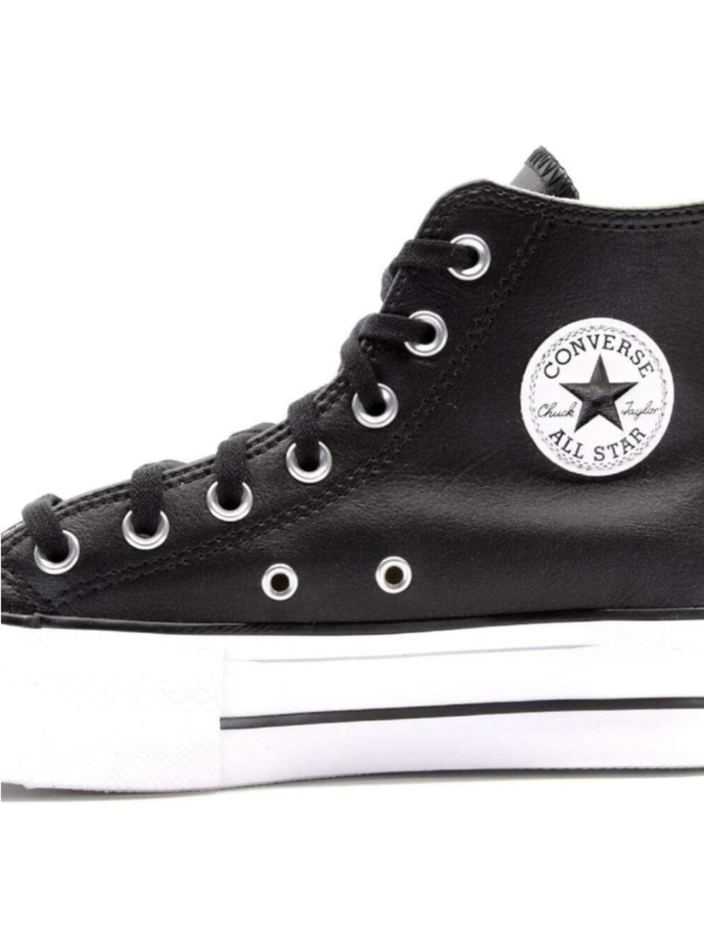 Converse Black and White Platform Chuck Taylor All Star